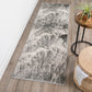 Grayson Grey Transitional Abstract  Runner Rug